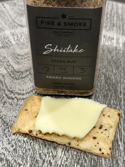 Shiitake Sourdough Crackers