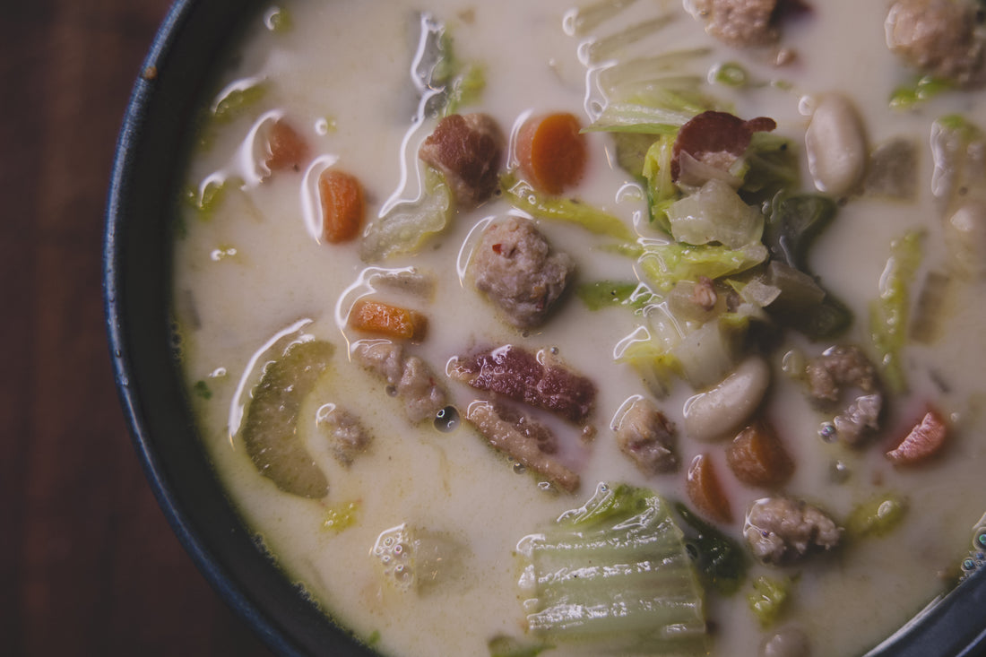 Sausage Bacon & Cabbage Soup