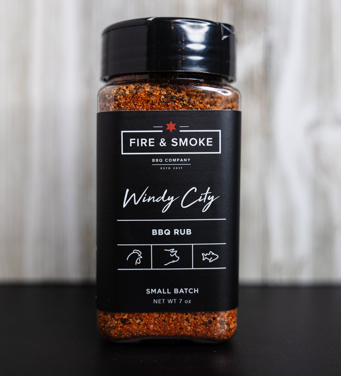Fire & Smoke Windy City BBQ Rub Small Batch All Purpose Seasoning 7.8 –  Robidoux Inc